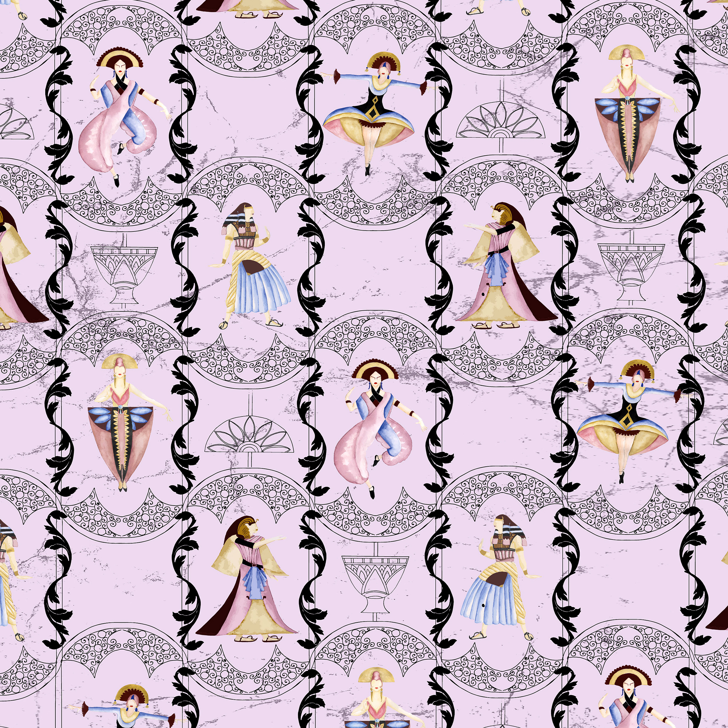 Saima Mahmood Mysterious Dance Design