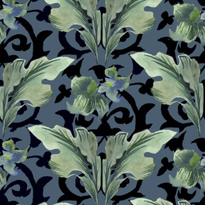 Sonia Sadaf Vintage Blue Design