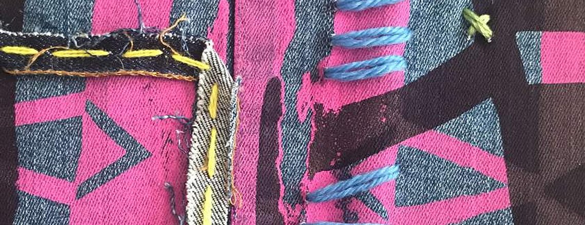 Laura May Pyott stitched sample piece