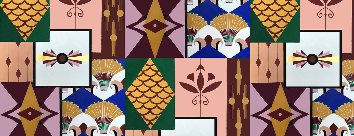Saima Mahmood conversational patchwork design 