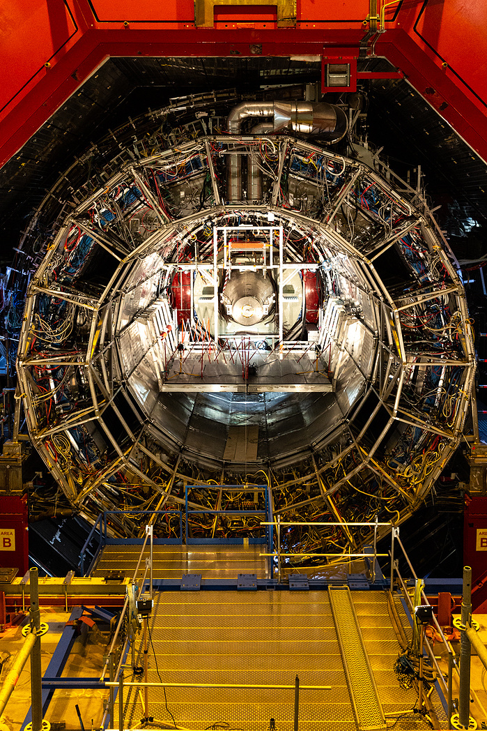 The ALICE Experiment at CERN (European Organization for Nuclear Research) particle physics research facility in Meyrin, Switzerland.