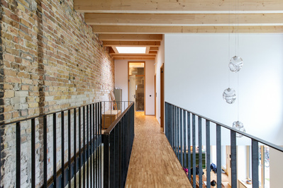 ALTE SCHLOSSEREI  or  OLD LOCKSMITH SHOP is an architecture project by ALAS Architects in Berlin. The space is a house and working studio for designers and artists. These are architecture photographs of the interior and exterior of the building. 