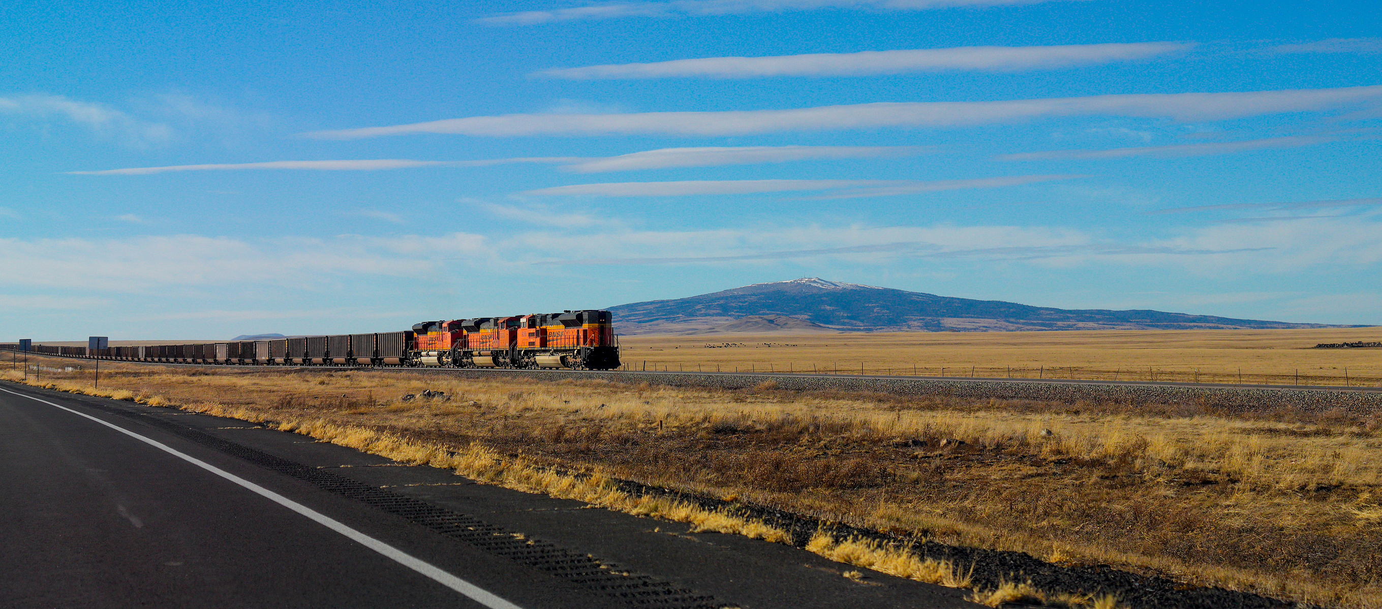 Train in the middle of nowhere