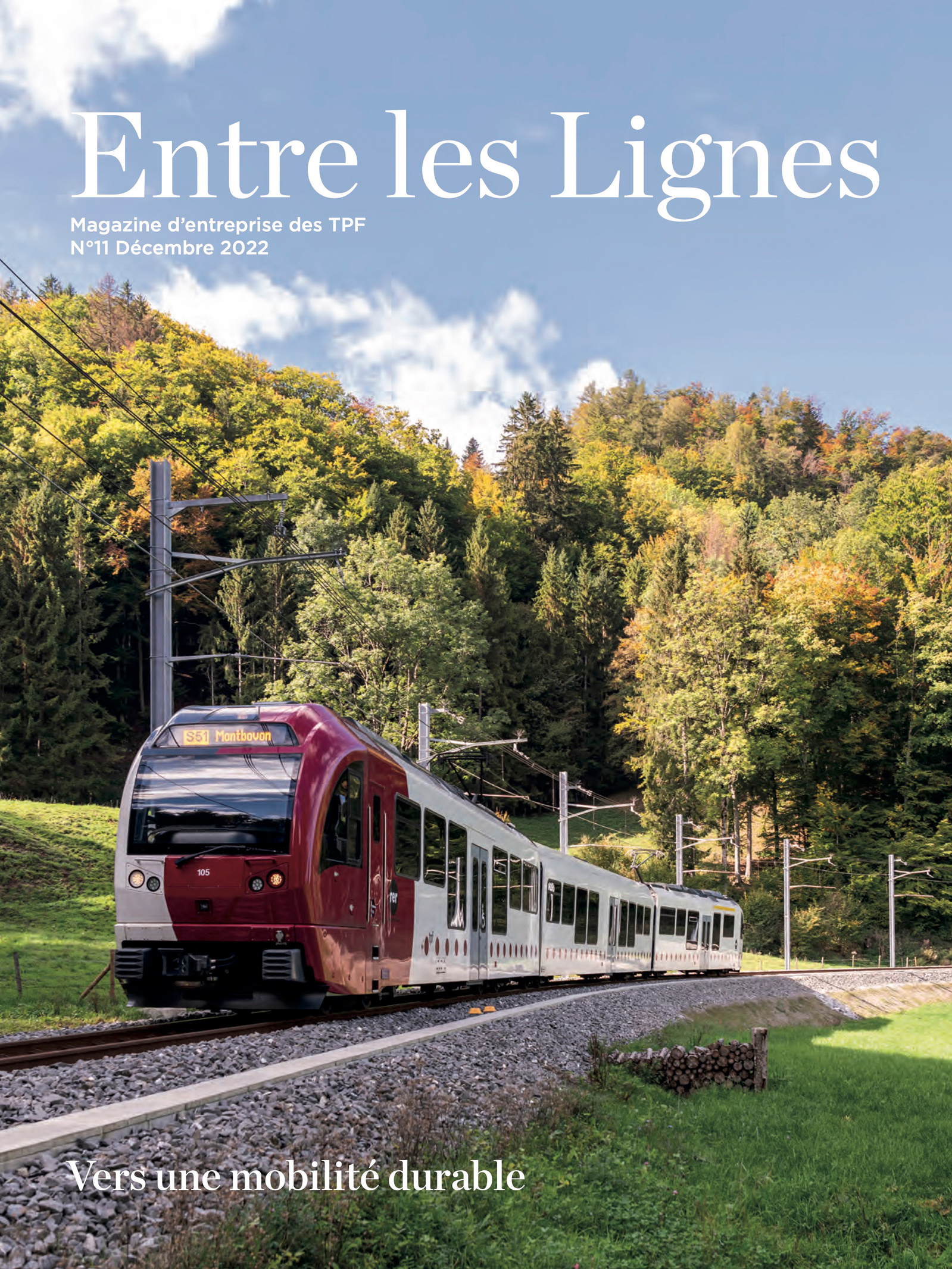 Page de couverture du journal "Entre les Lignes"