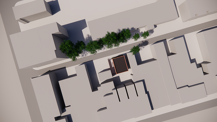Site Plan Render of 37 Bulwer St.
