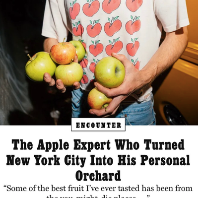 The Apple Expert Who Turned New York City Into His Personal Orchard