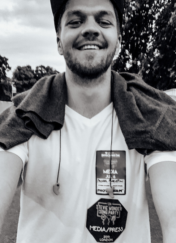 Michal Augustini Selfie at BST Hyde Park, London, UK - June 2019