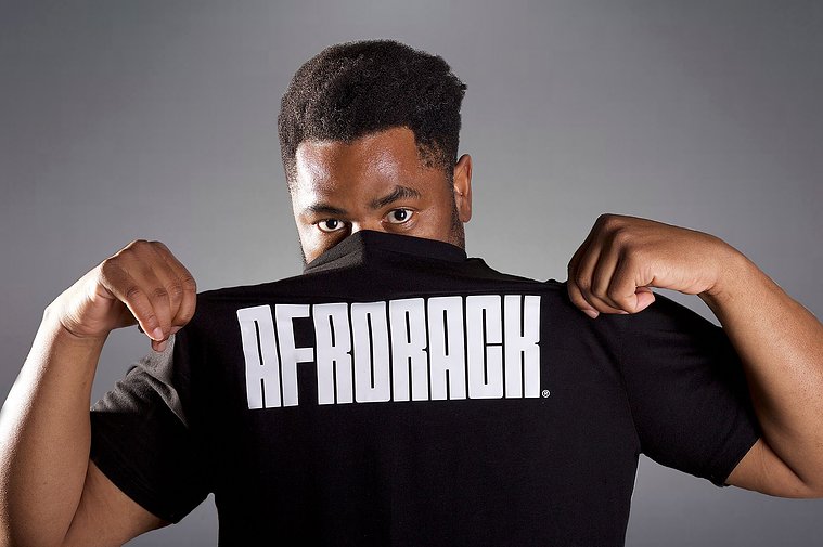 Aaron Guice, AFRORACK, digital earth, why modular synth, shirt