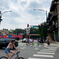 WICKER PARK AFTERNOON ON MILWAUKEE AVE