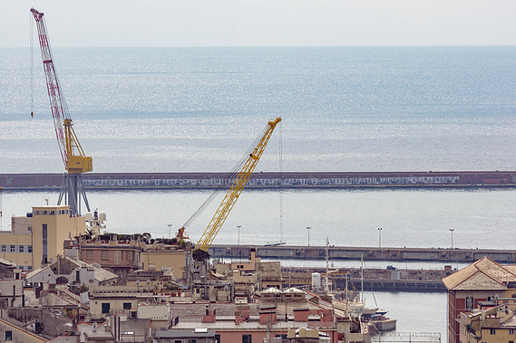 Inside Out: The faces of the Port  Foranea Dam of the Port of Genoa / September 2018  100 Port workers photographed    by Simone Lezzi / CWL   Curated by: Maria Elena Buslacchi & Maria Pina Usai   as part of: InsideOut Project / JR