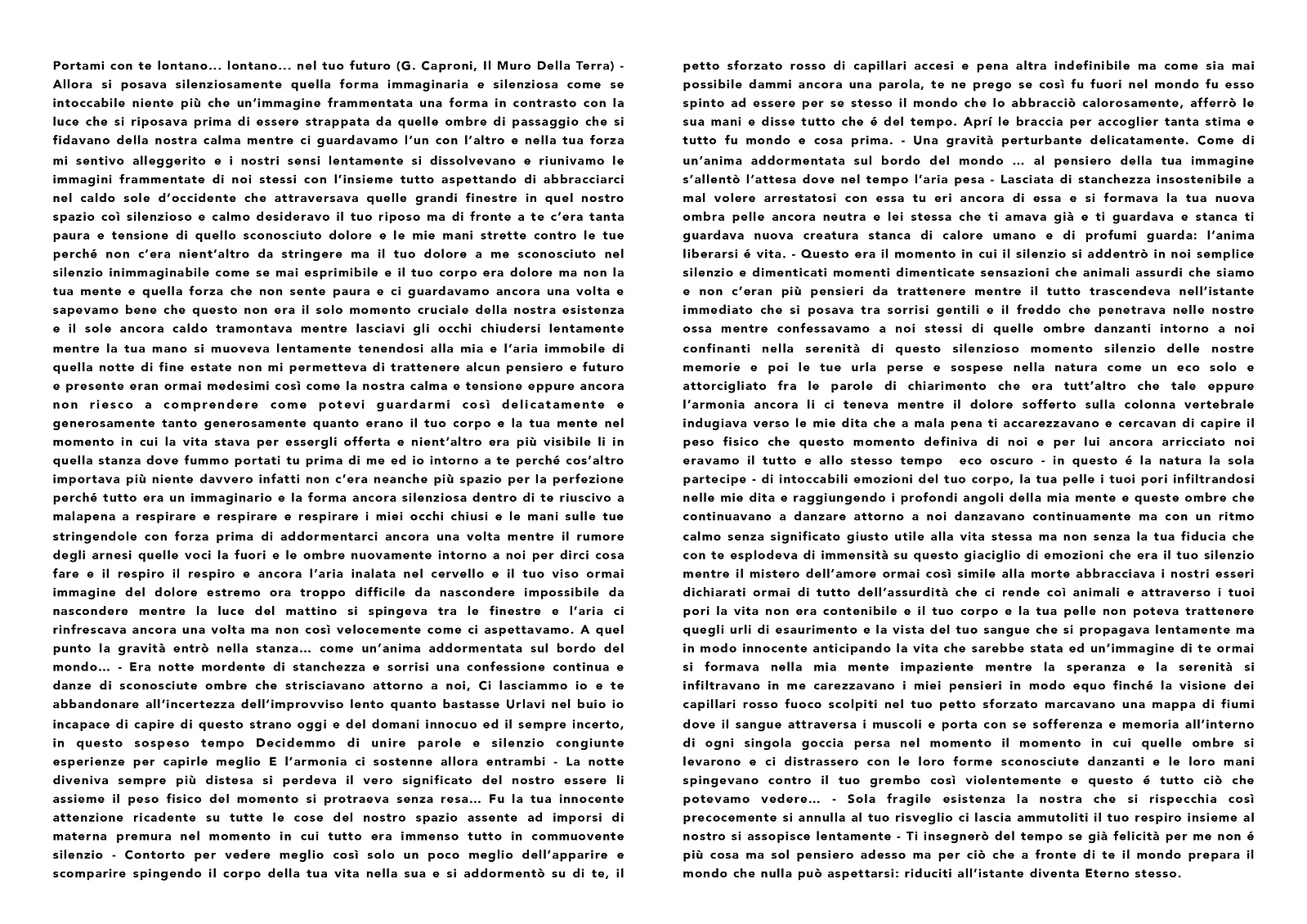 Il Vuoto e il Tempo © Giovanni C. Lorusso