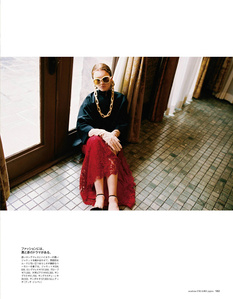 Figaro Japon wearing @gucci
Photo: Takako_noel 
Stylist: Chikako Aoki 
Hair: Nori Takabayashi 
Makeup: Yosuke Nakajima.
