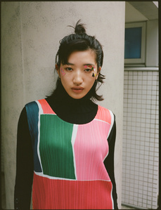 Model: Tsunogram 
Photo: Nick Scaife 
Stylist: Salina Hayashi 
Hair: Yuta Kitamura
Makeup: Yosuke Nakajima.