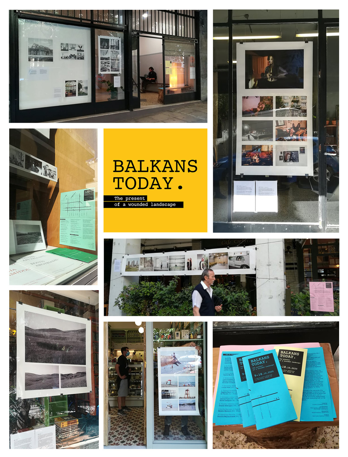 Pictures from the pop-up photo exhibition Balkans Today. The present of a wounded landscape.
