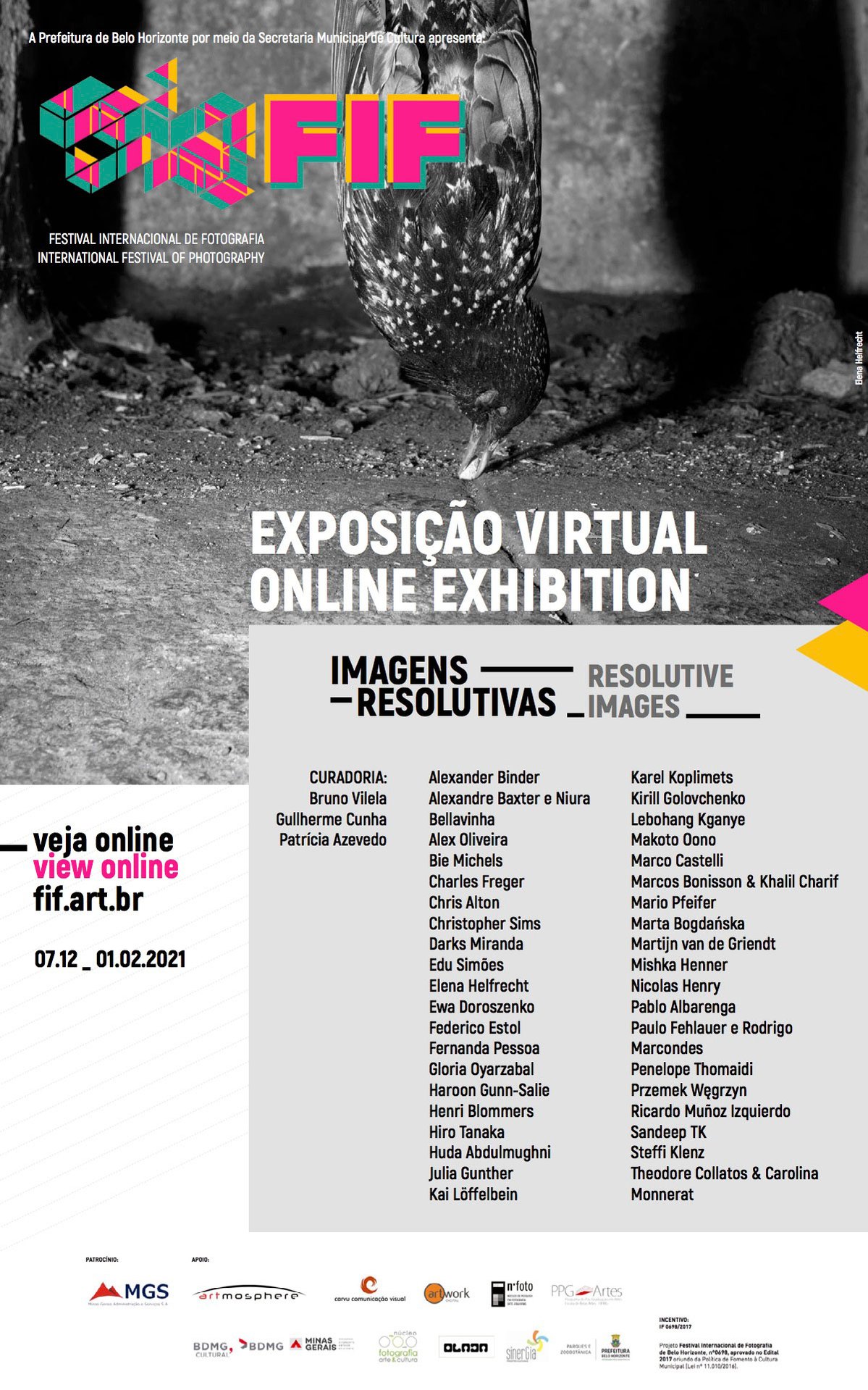 Poster of "Resolutive Images" Festival Internacional de Fotografia Belo Horizonte