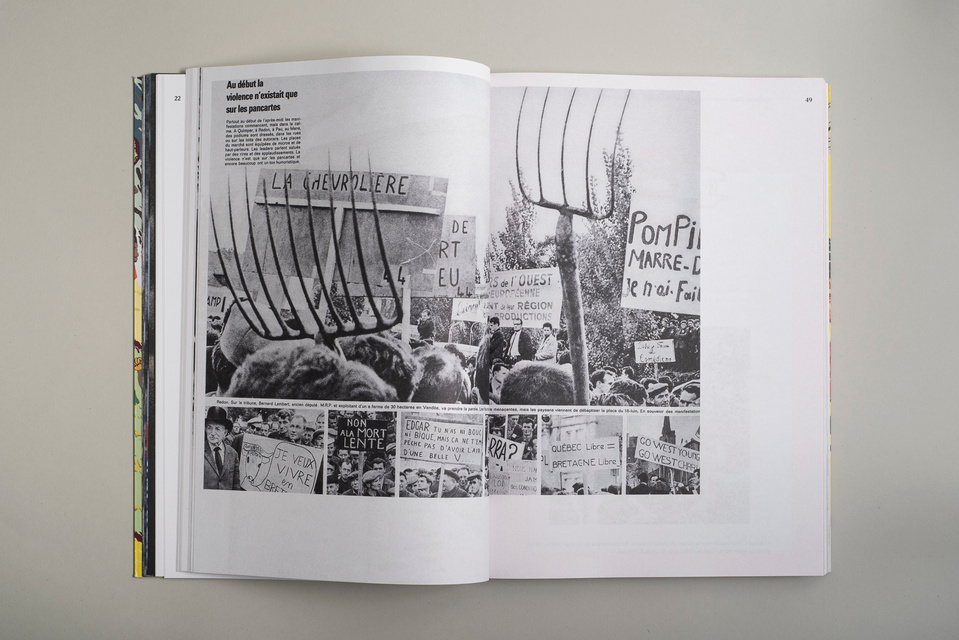 Contre-Vents book, published by Paraguay Press, documents the struggles of the countercultures of Bretagne and Loire Atlantique, in France, as they were chronicled by moviemakers, photographers and militants since 1968.