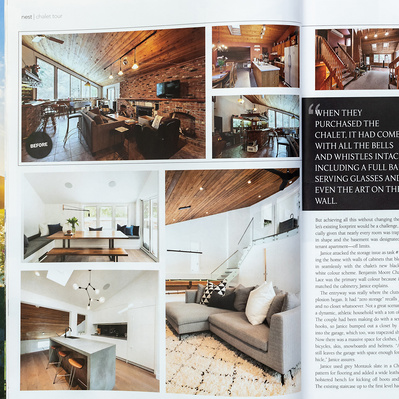 Cover feature in Good Life Magazine, interior photography of the Carmichael Project. Published work by Interior Photographer Heather Goldsworthy