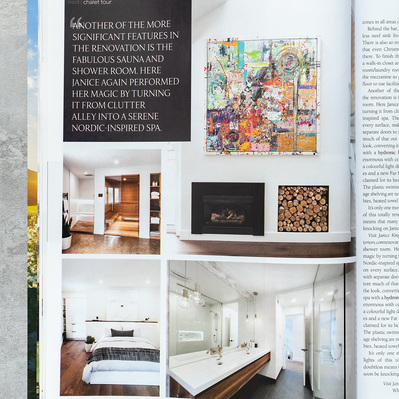 Cover feature in Good Life Magazine, interior photography of the Carmichael Project. Published work by Interior Photographer Heather Goldsworthy