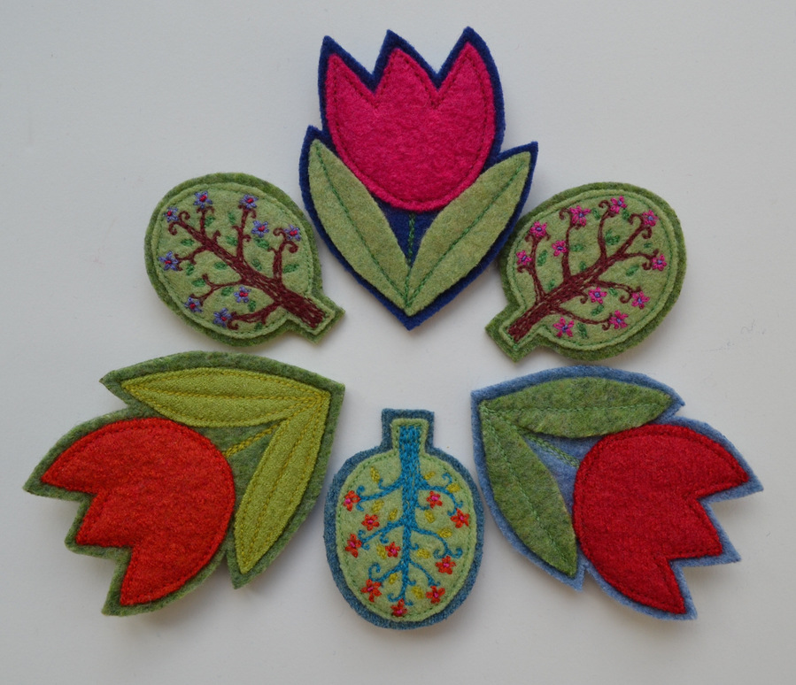 embroidery-wool-tree-flower-tulip-brooch