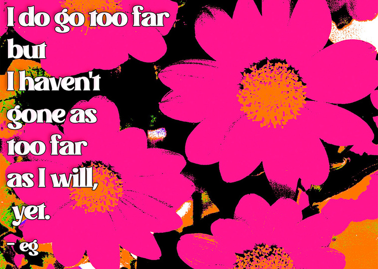 A quote and artwork by Eliesha Grant ©2024