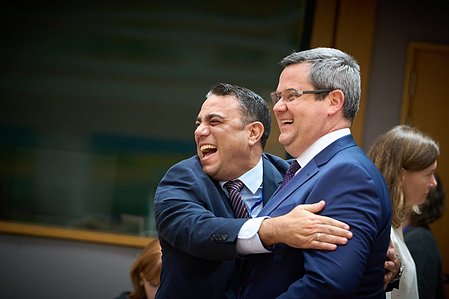 Joy before the meeting​