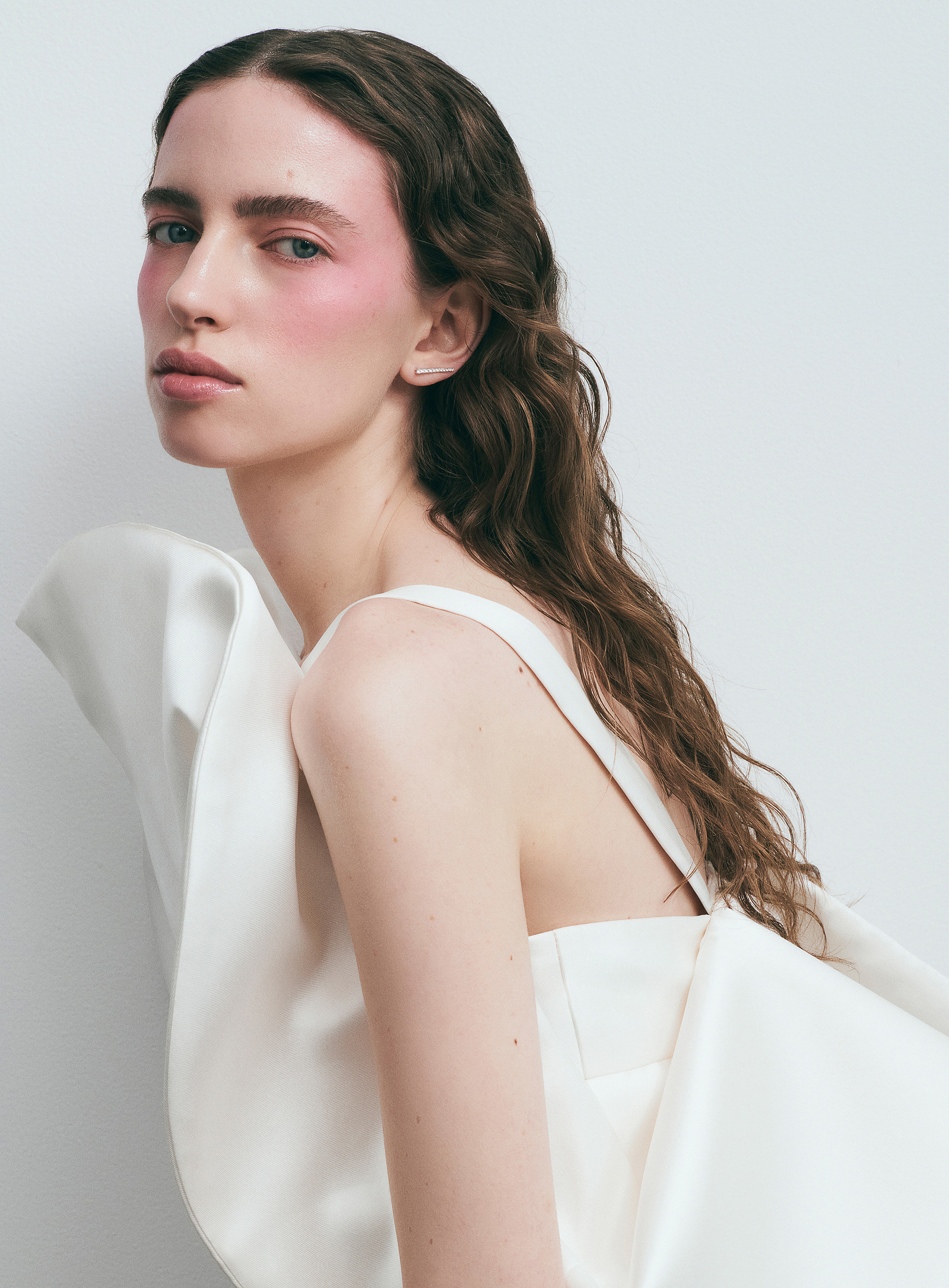 High end beauty retouching by Rebekka Lee Johnson for Giorgio Armani Beauty and Vogue. Photography by Jamie Heath (BA Reps).