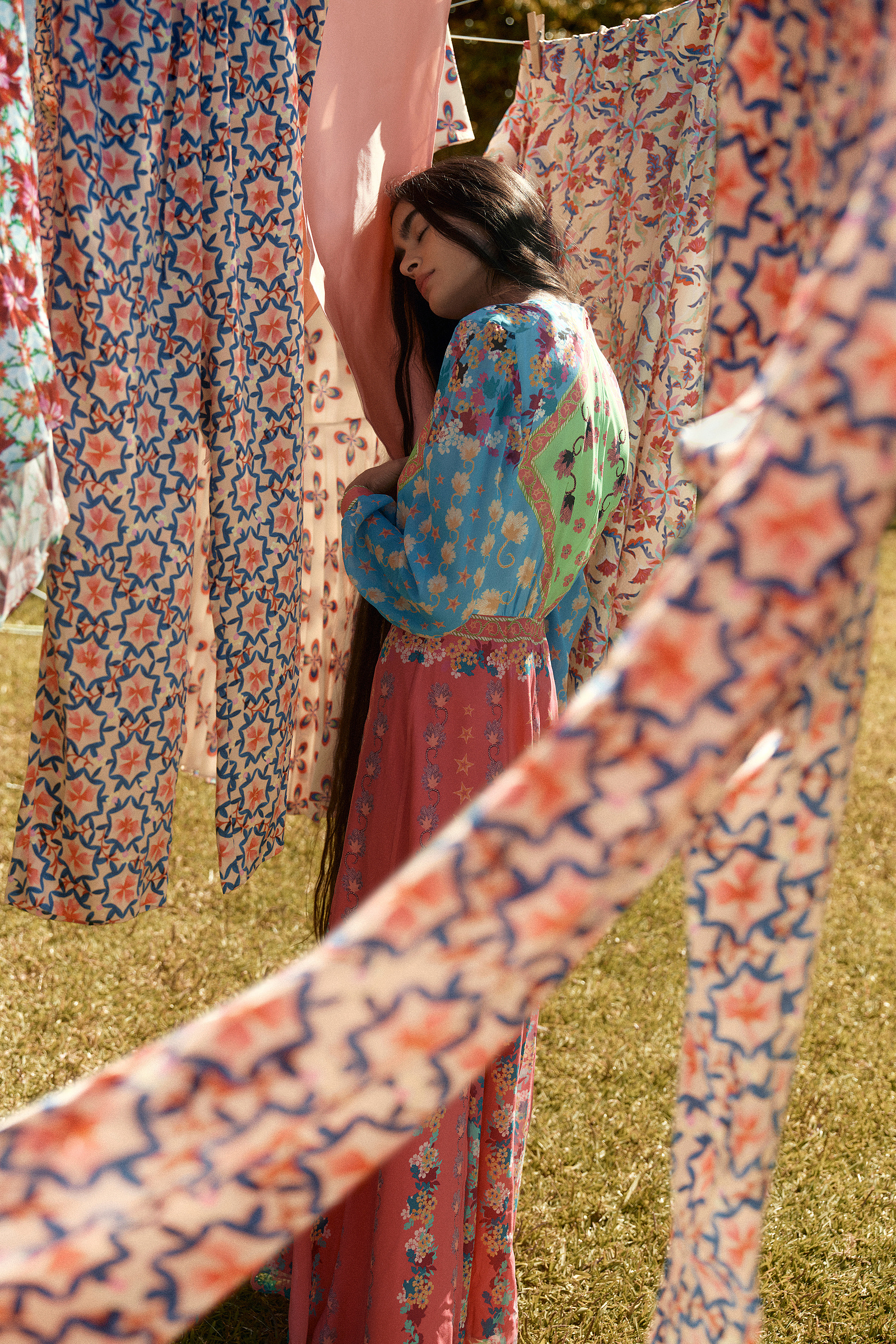 High end, commercial fashion retouching by Rebekka Lee Johnson for Saloni Resort 2023 Campaign. Photography by Lilli Waters (Sam I Am Management).