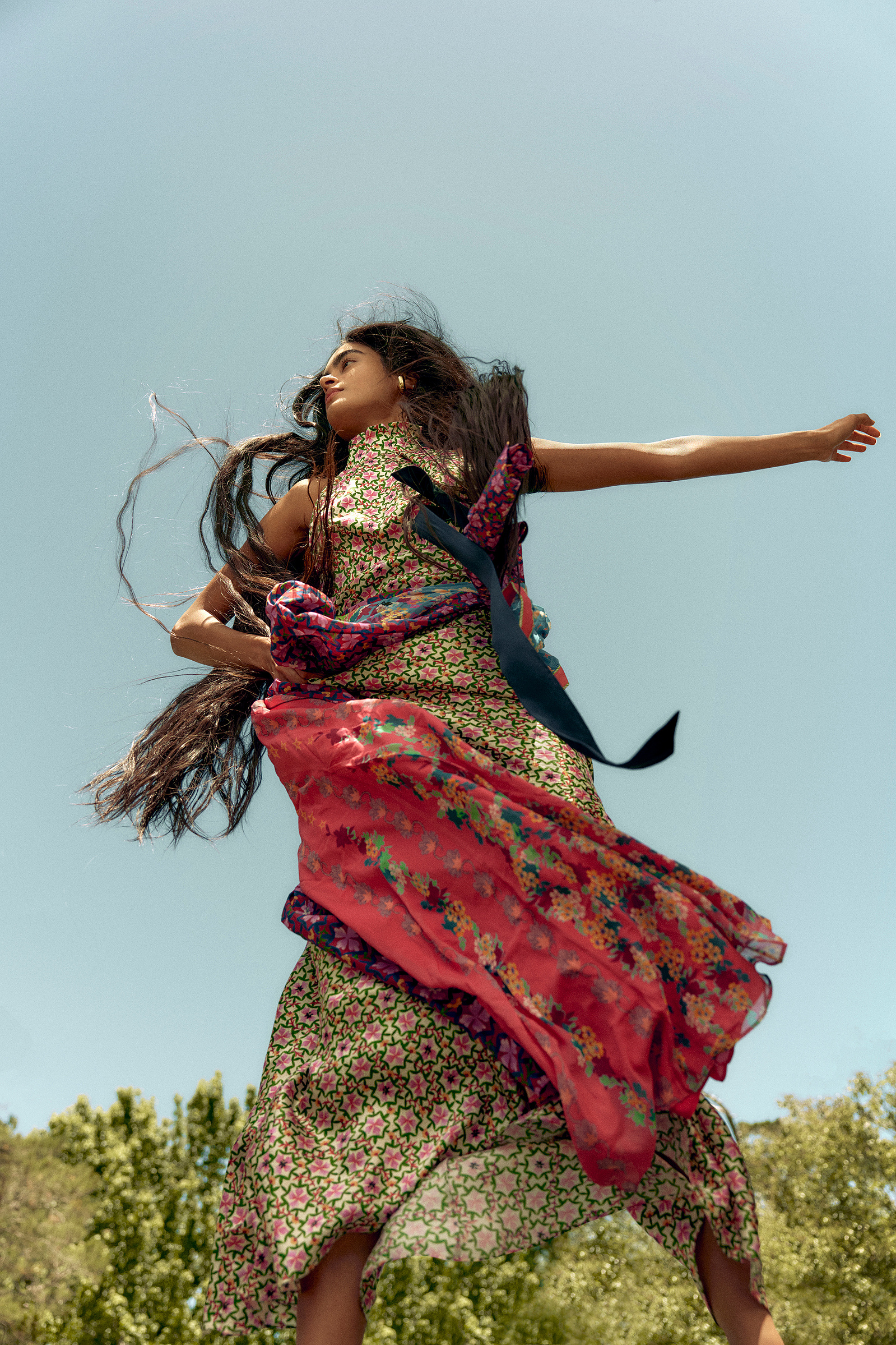 High end, commercial fashion retouching by Rebekka Lee Johnson for Saloni Resort 2023 Campaign. Photography by Lilli Waters (Sam I Am Management).