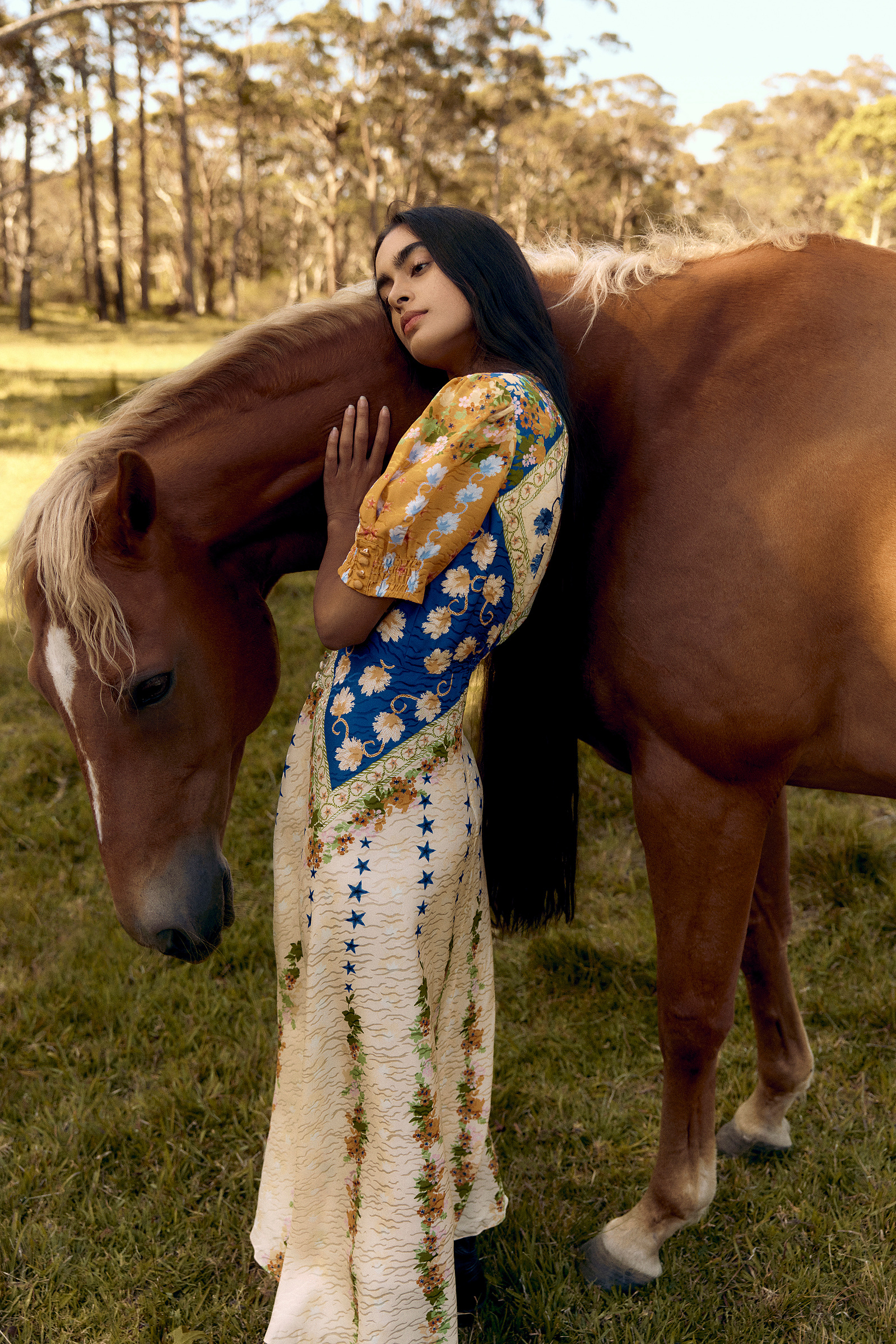 High end, commercial fashion retouching by Rebekka Lee Johnson for Saloni Resort 2023 Campaign. Photography by Lilli Waters (Sam I Am Management).