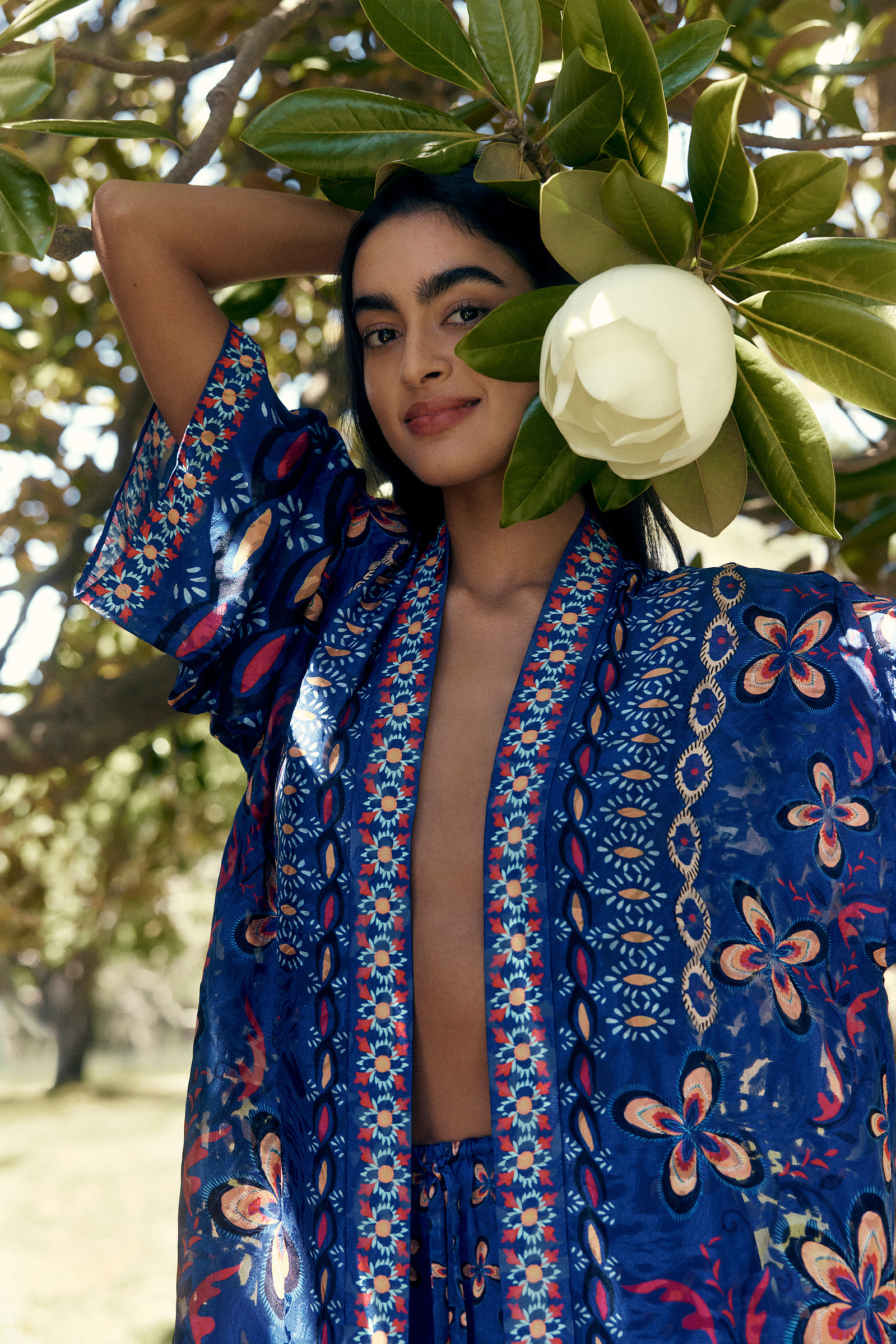 High end, commercial fashion retouching by Rebekka Lee Johnson for Saloni Resort 2023 Campaign. Photography by Lilli Waters (Sam I Am Management).
