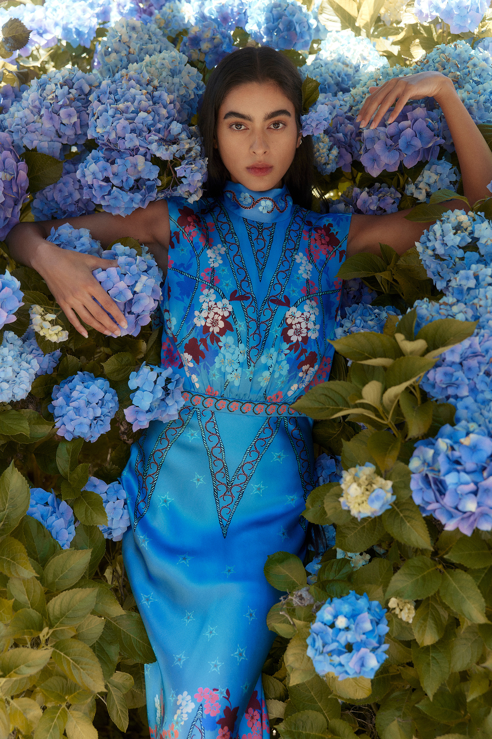 High end, commercial fashion retouching by Rebekka Lee Johnson for Saloni Resort 2023 Campaign. Photography by Lilli Waters (Sam I Am Management).