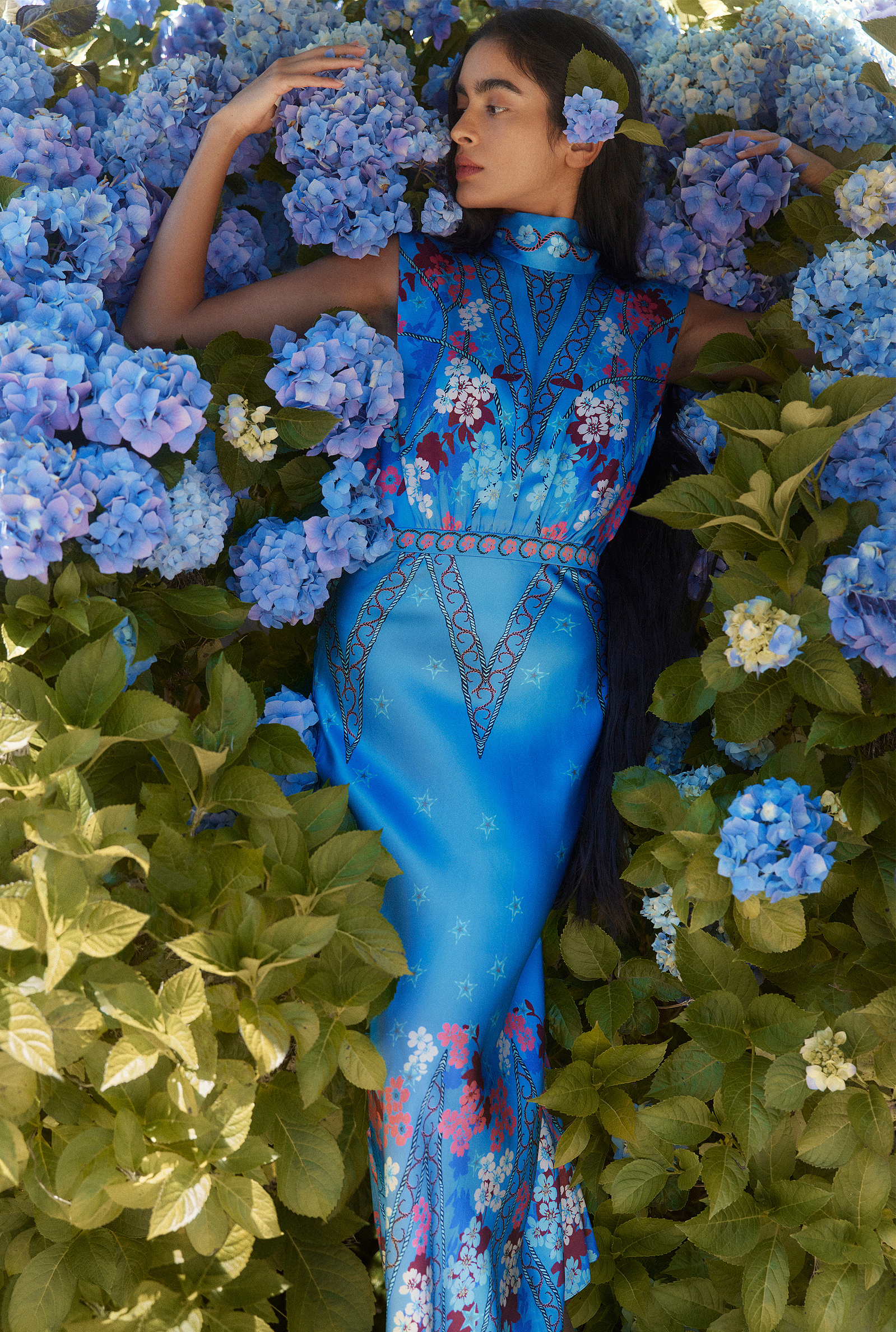 High end, commercial fashion retouching by Rebekka Lee Johnson for Saloni Resort 2023 Campaign. Photography by Lilli Waters (Sam I Am Management).