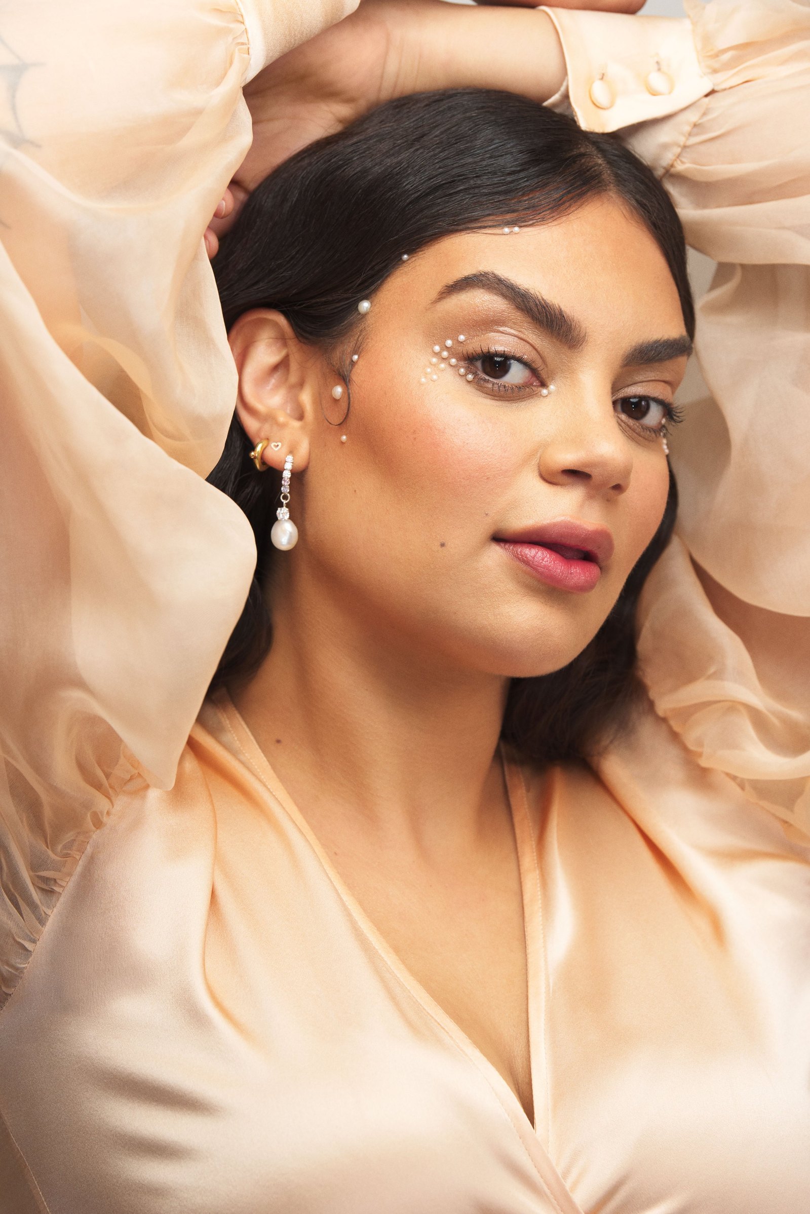 High end, beauty retouching by Rebekka Lee Johnson for Gritty Pretty Magazine, featuring Thelma Plum. Photography by Dave Blake.