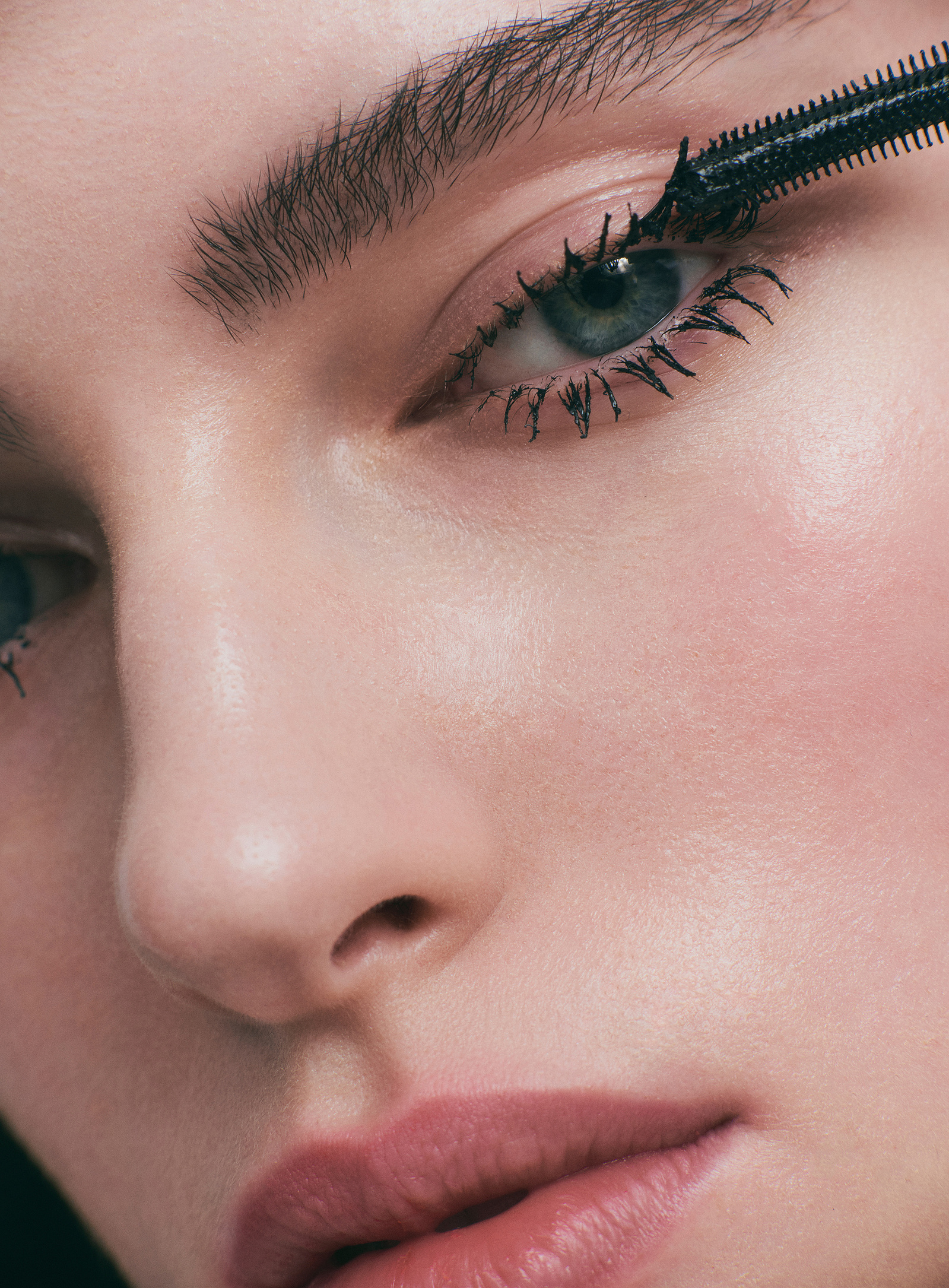 High end beauty retouching by Rebekka Lee Johnson for Giorgio Armani Beauty and Vogue. Photography by Jamie Heath (BA Reps).
