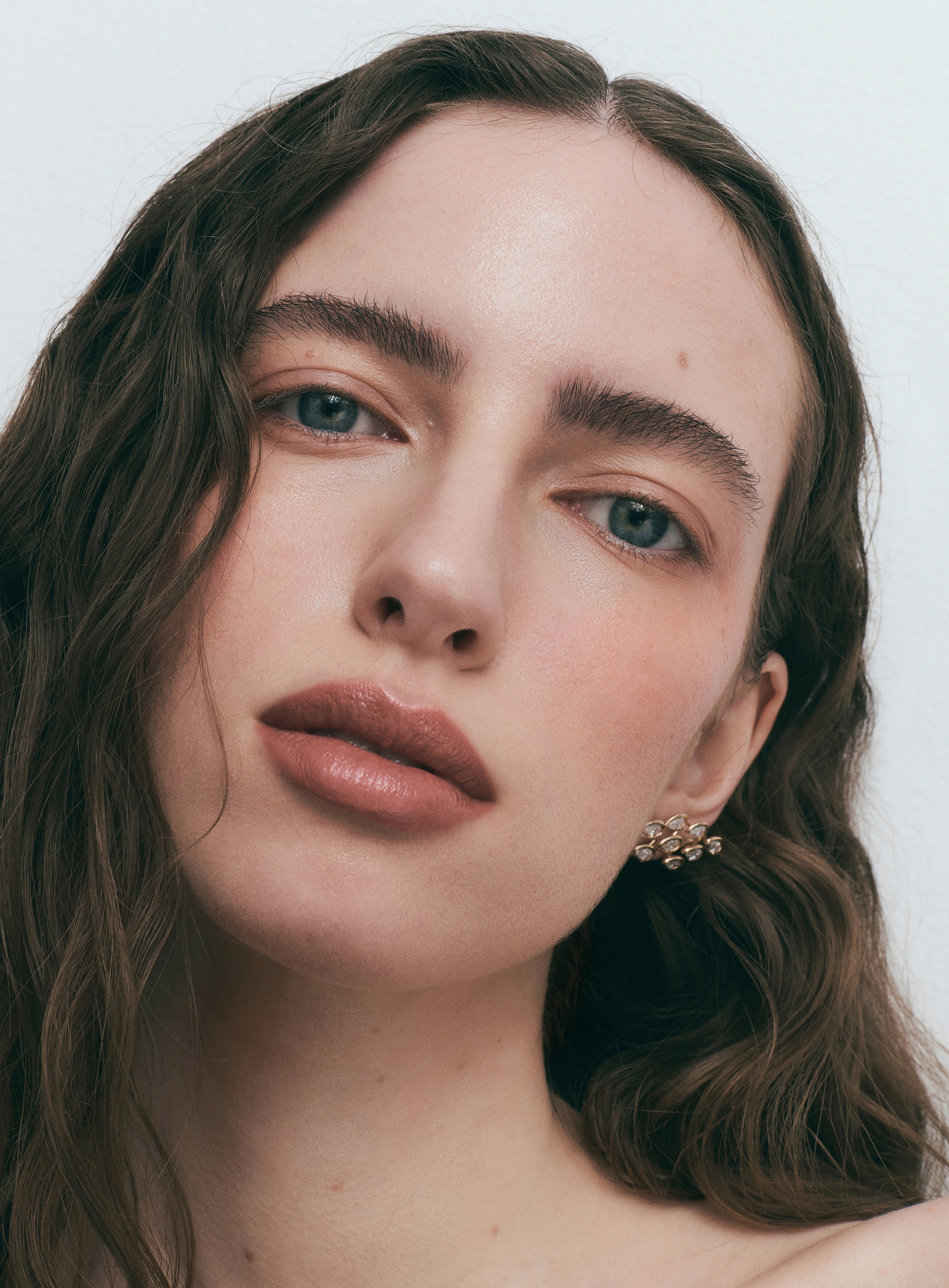 High end beauty retouching by Rebekka Lee Johnson for Giorgio Armani Beauty and Vogue. Photography by Jamie Heath (BA Reps).