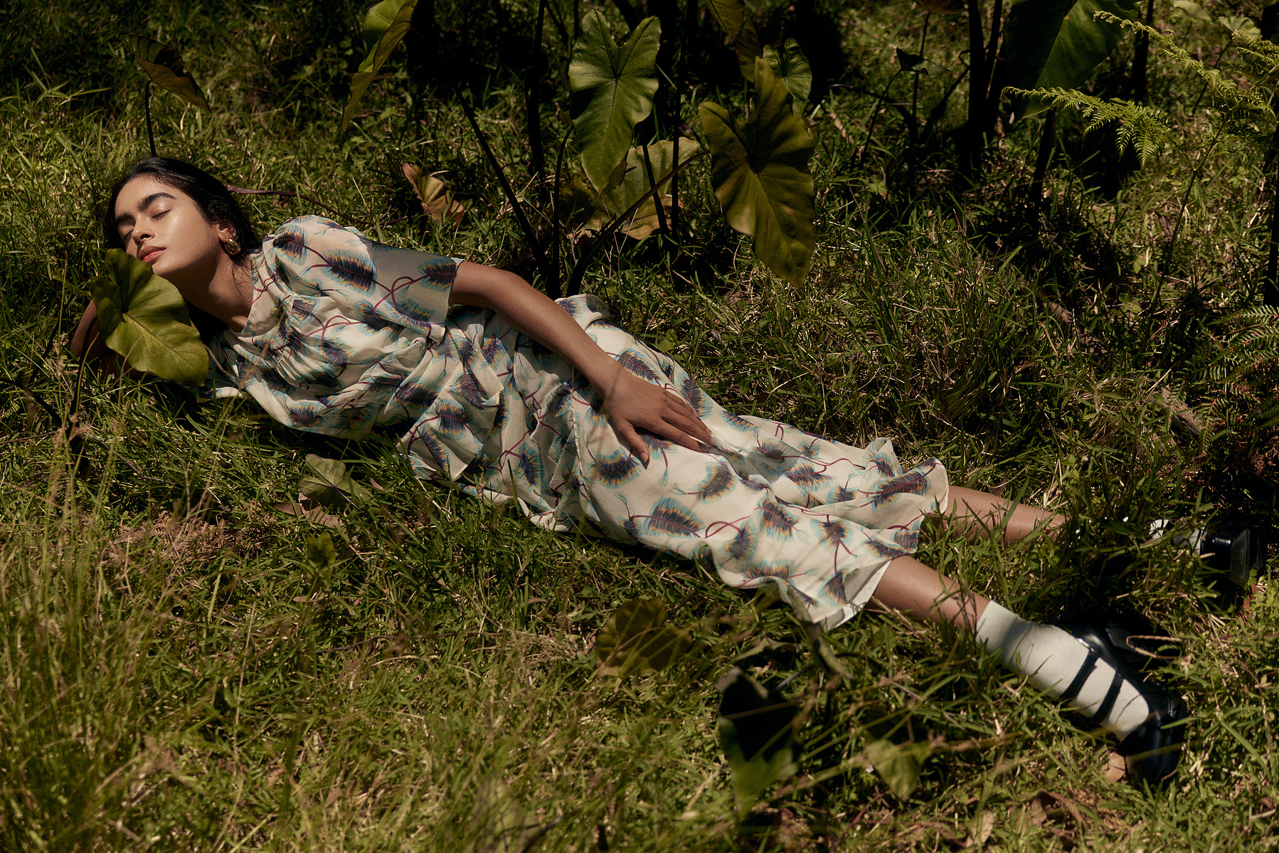 High end, commercial fashion retouching by Rebekka Lee Johnson for Saloni Resort 2023 Campaign. Photography by Lilli Waters (Sam I Am Management).