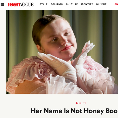 Alanna Thompson, Teen Vogue, Style by Ansley Morgan, Written by Rainesford Stauffer, Photography by Peyton Fulford, Honey Boo Boo, Stylist, Plus Size, Editor, NYC, New York City, Fashion