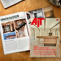 Architectural photography of Bundwerkstadel by LBGO Architekten published in 12.2021 AIT Magazine.