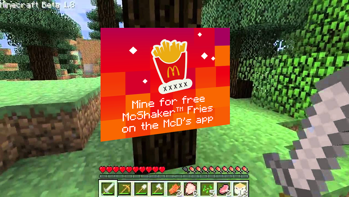 Frycons on Minecraft