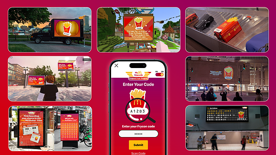 Frycons in the wild, including a party truck outside the John Summit concert, OOH, Pearson Airport baggage claim and more