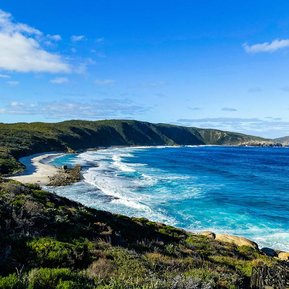 Scenic sea side image take on an iPhone at Cable Beach, Albany, Western Australia.