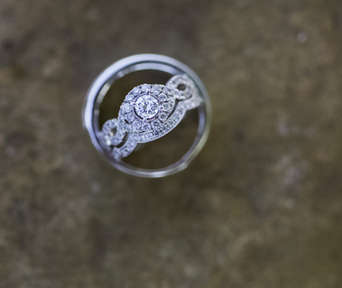 Rings from an elopement at the dekalb county courthouse