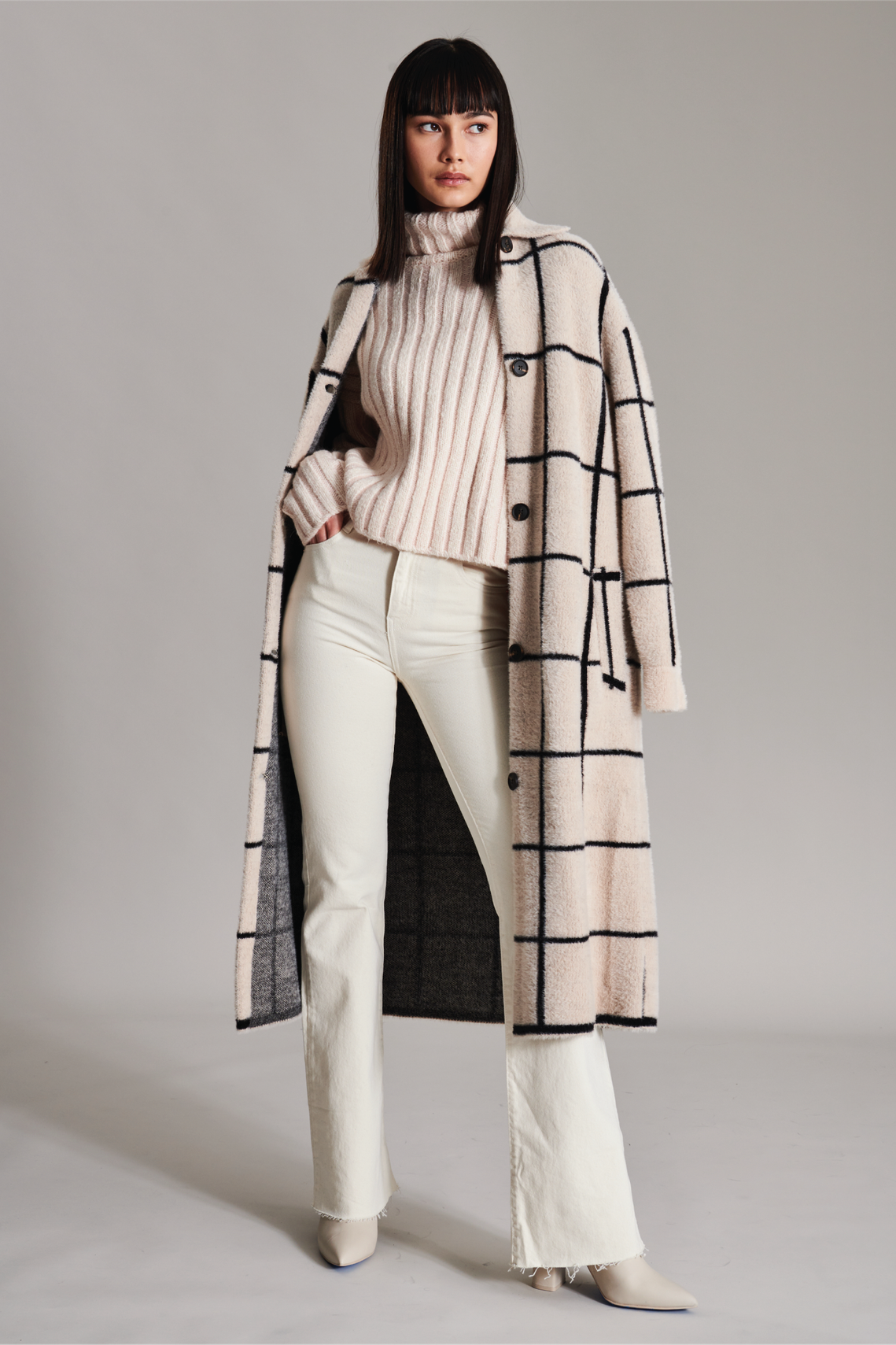 Women wearing a Line outfit