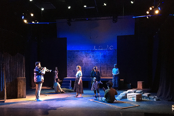 Welcome to Thebes - Theatre Production at LCM 
Directed by John Pashley 
Movement Director 