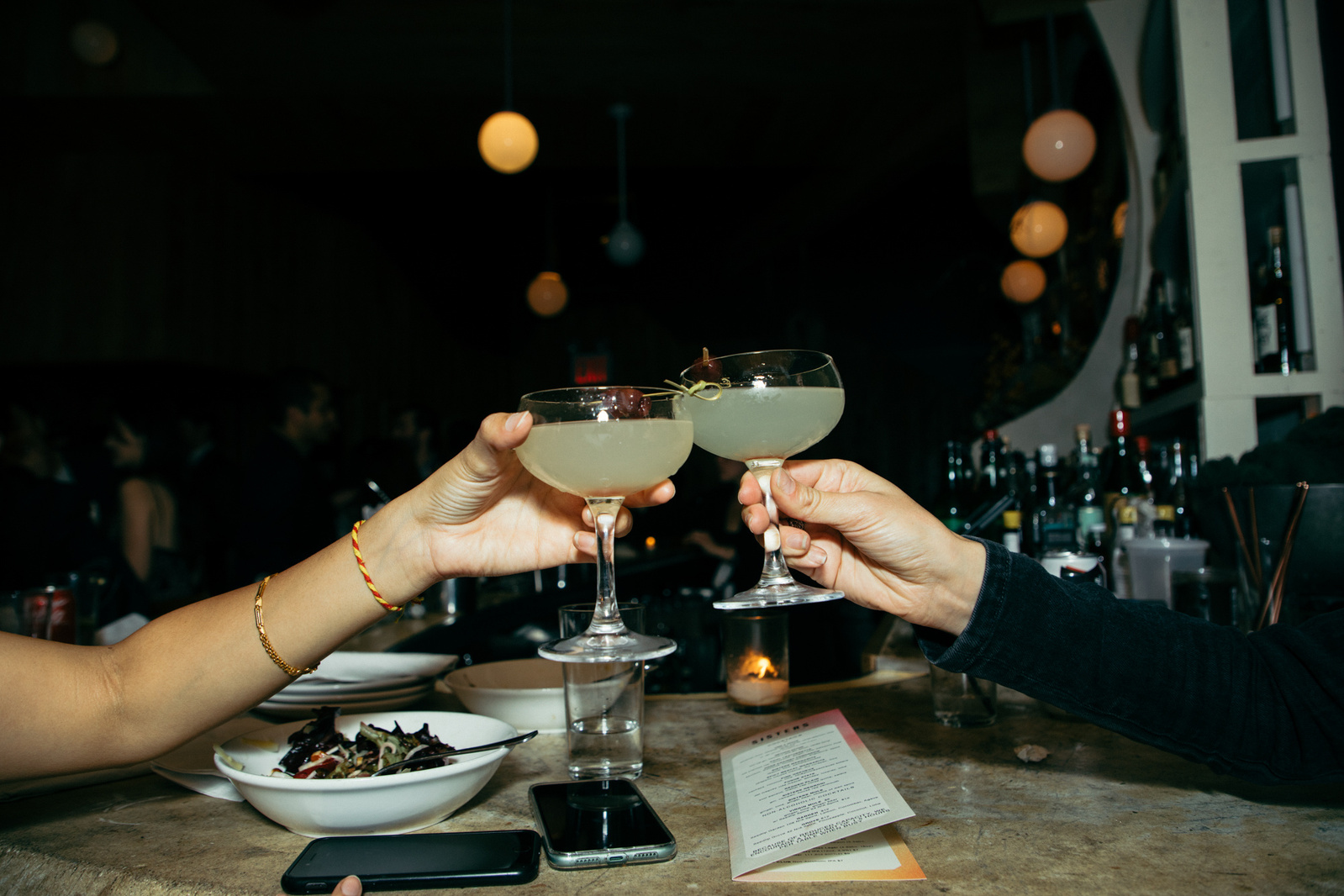 cheers drinking alcohol cocktails in brooklyn new york city photography events