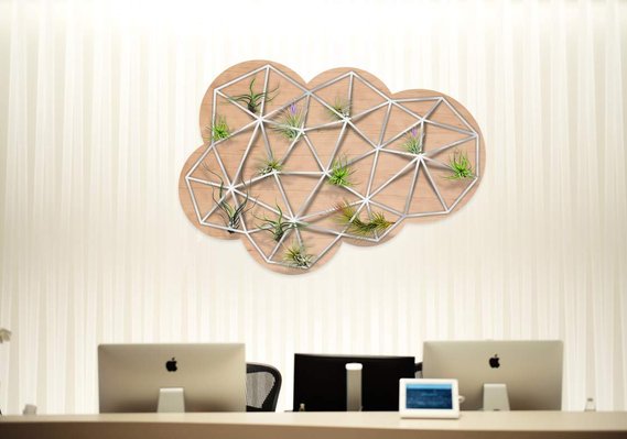 Salesforce UX Logo Airplant Signage