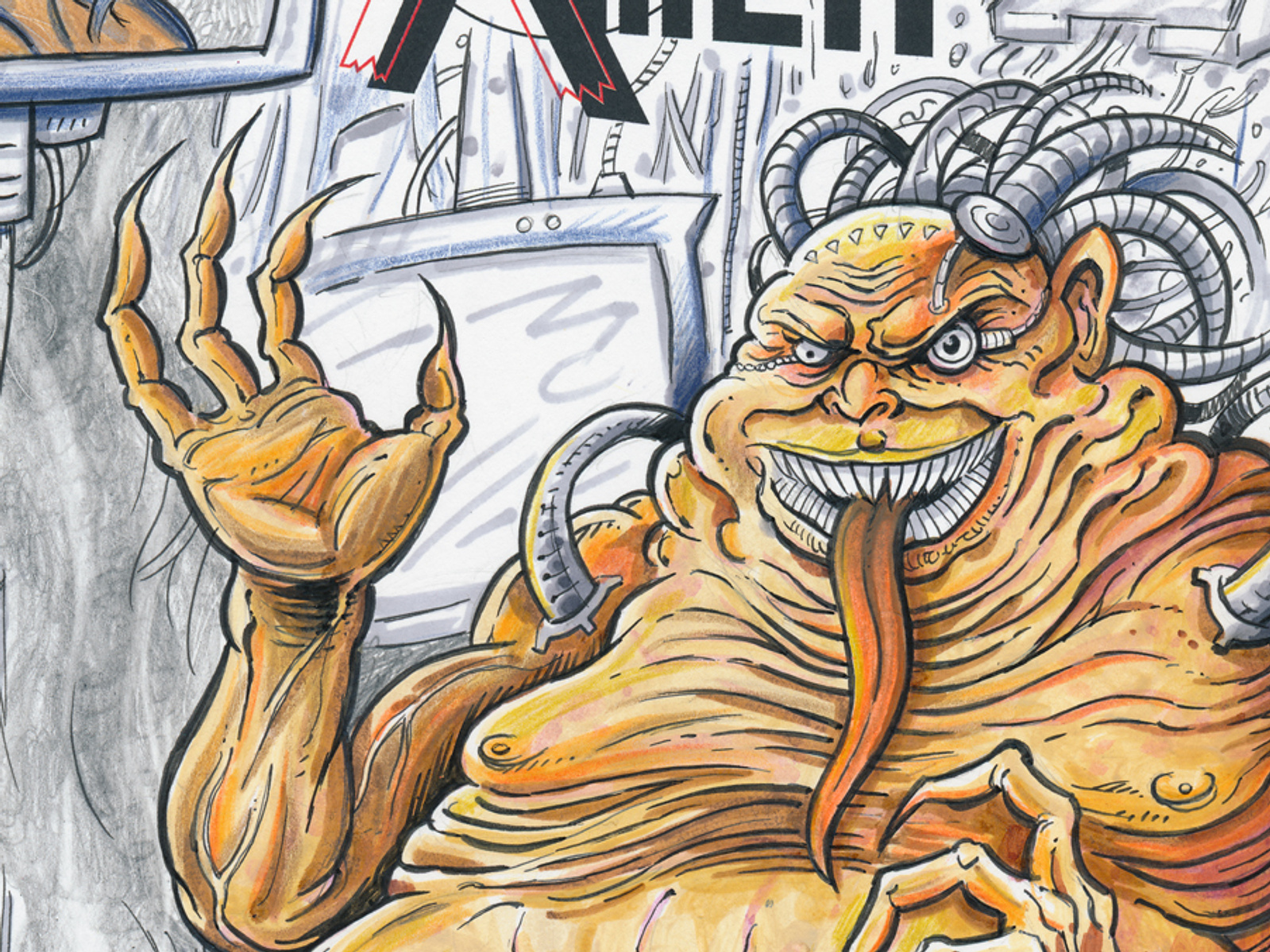 Mojo Raysor Mojo - Mark Nasso Illustration
