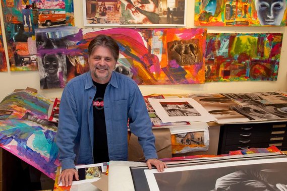 James Chressanthis, ASC, GSC in his studio