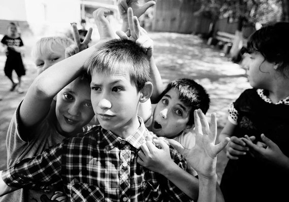 Orphans, Vladivostok, Russia, 2010 by James Chressanthis
