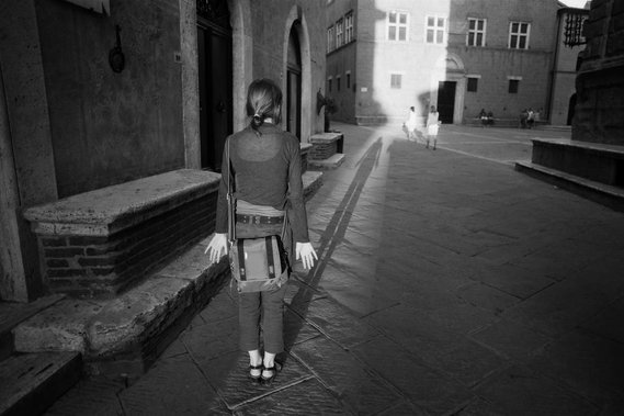 Zoe, Pienza, Italy, 2012, archival digital print from 35mm by James Chressanthis, ASC, GSC
